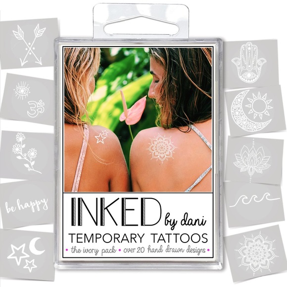 Fall Clearence Sale - INKED by dani Ivory Temporary Tattoo Pack - Picture 1 of 6